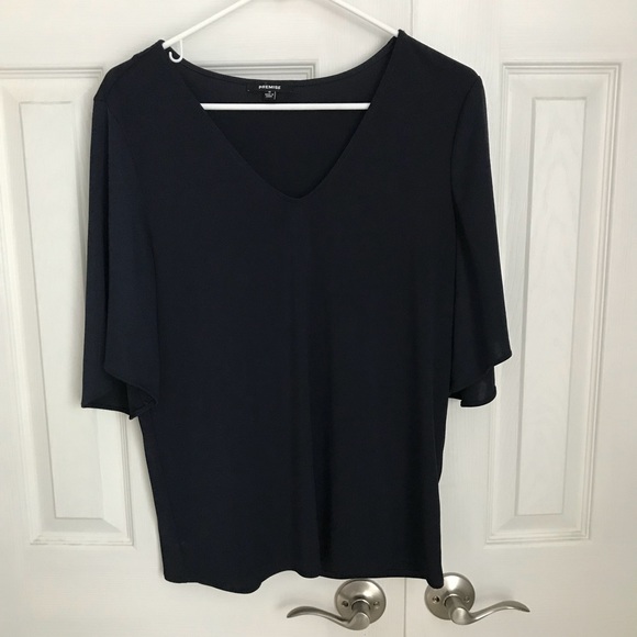 Navy Blouse - Picture 1 of 3